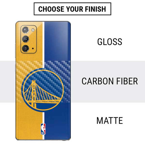 NBA Golden State Warriors Canvas Galaxy Note20 5G Skin